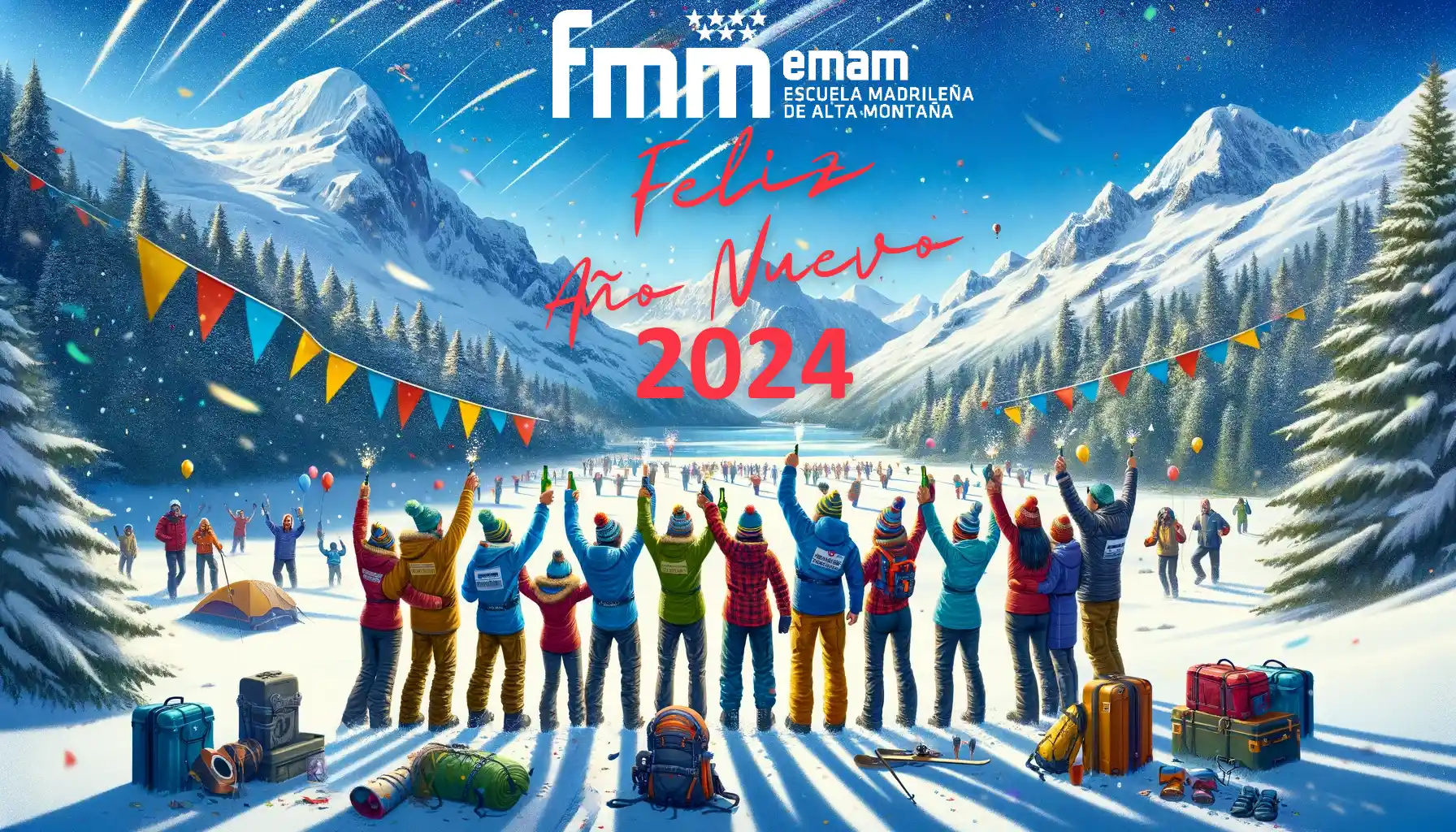 cursos para el 2024 de la emam y dando felices fiestas para el 2024