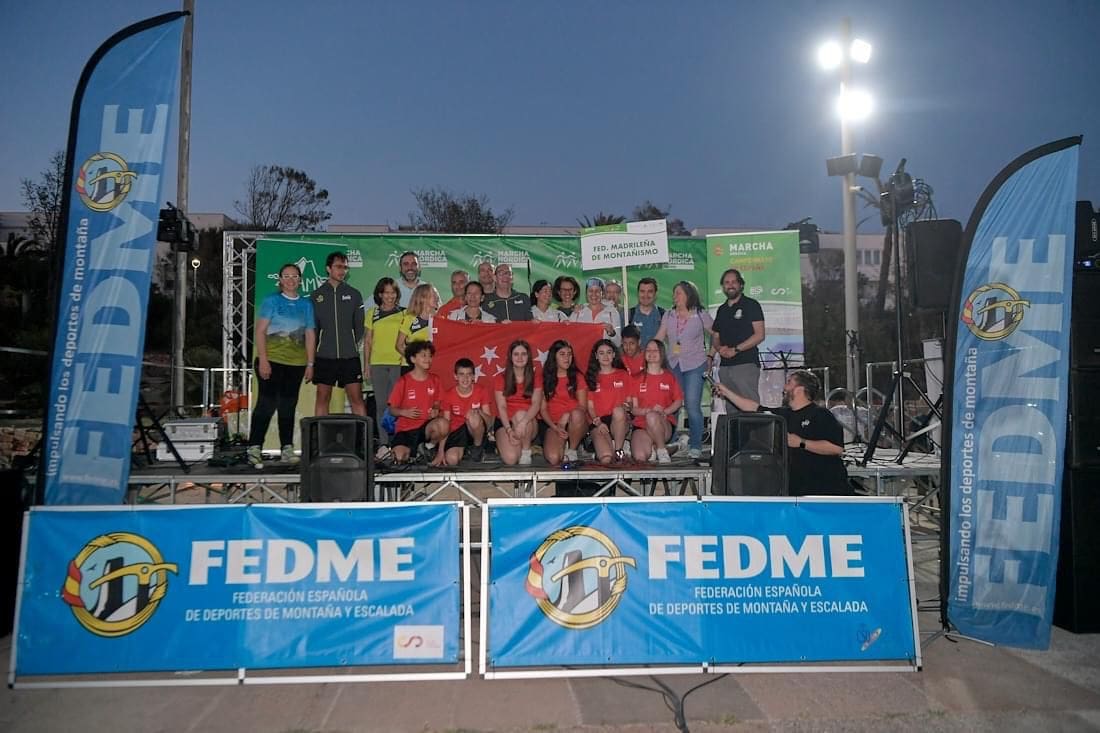 Madrid llevó un equipo de 17 deportistas a la competición de Almería (Foto cortesía A Paredes)