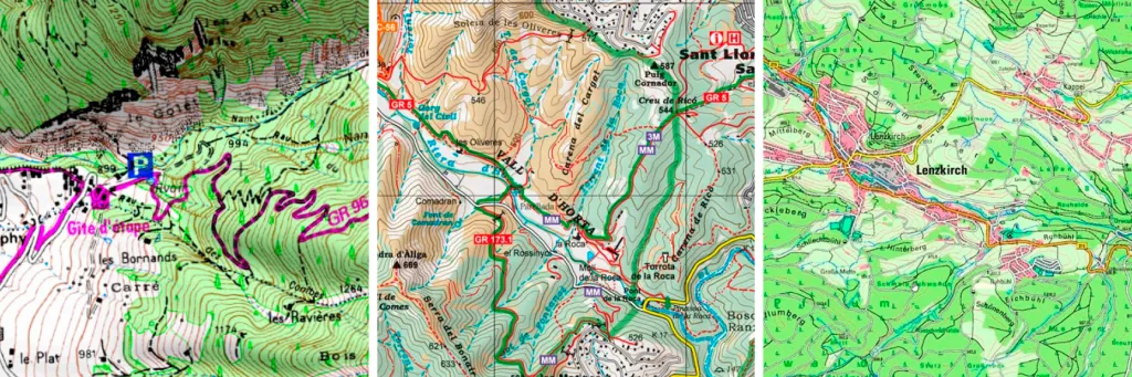 mapa topografico