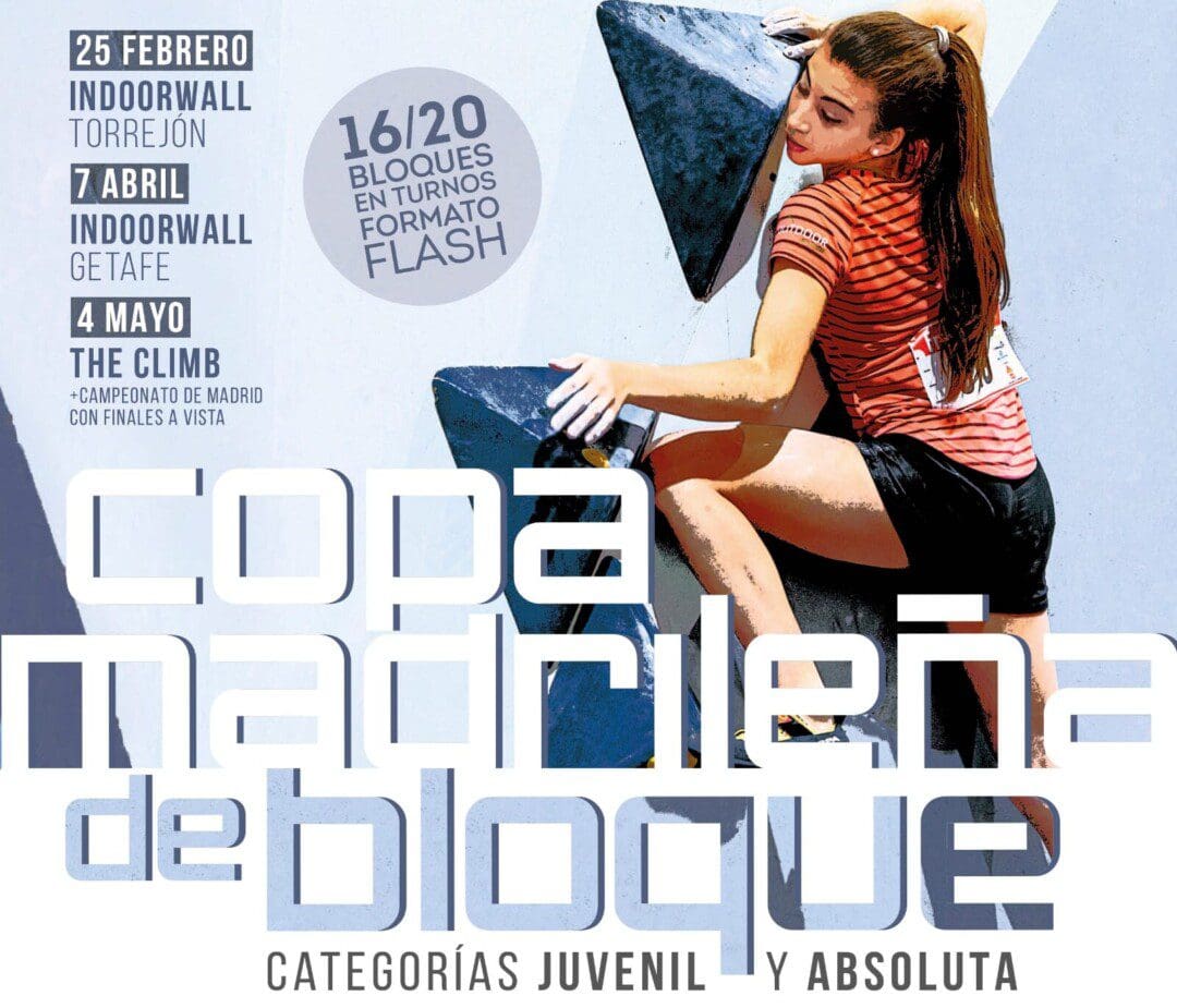 Cartel Copa Madrileña de Bloque – fechas