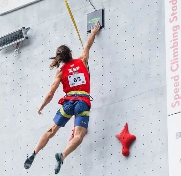 Miguel Gómez Barrios consigue la 4ta plaza de la 3ra prueba de la Copa Europea de Velocidad realizada en Ausburgo, Alemania (Foto IFSC)