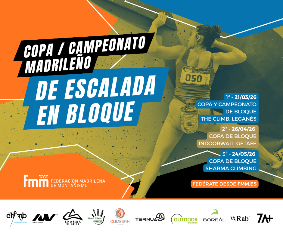 COPA MADRILEÑA DE ESCALADA DE BLOQUE 2026