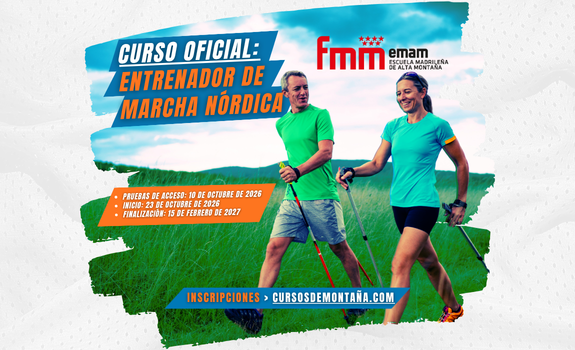 Curso oficial de entrenador de marcha nórdica en Madrid con salida laboral